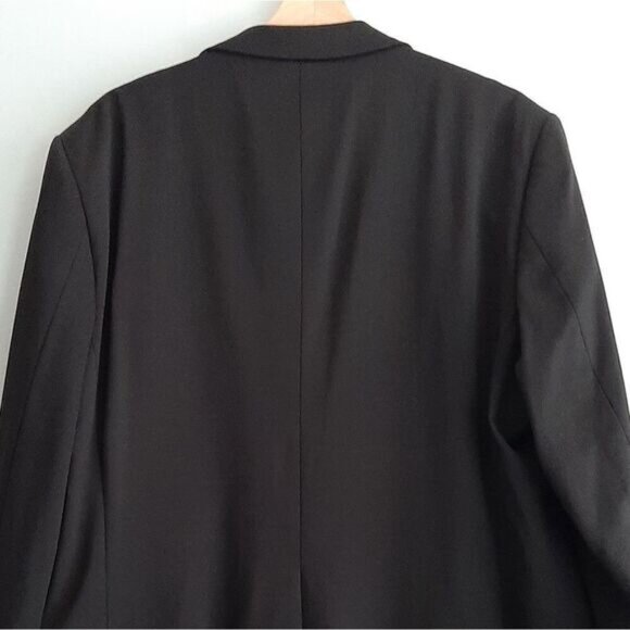 X SUIT Comfort Stretch Blazer Jacket Black Men's Sz 48 - Picture 10 of 15